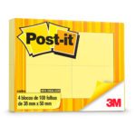 Post-it  38X50 Amarelo - 3M