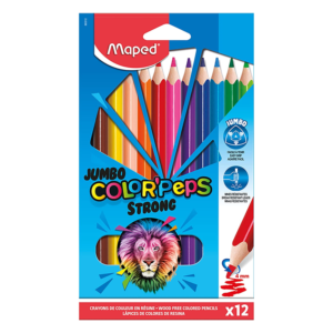 Lápis de Cor com 12 Cores Jumbo - MAPED