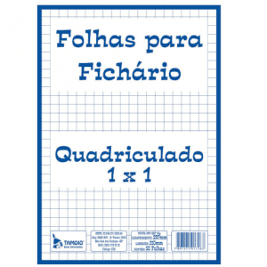 Bloco Quadriculado A-4 4 Furos Pacote com 50 Folhas - TAMOIO