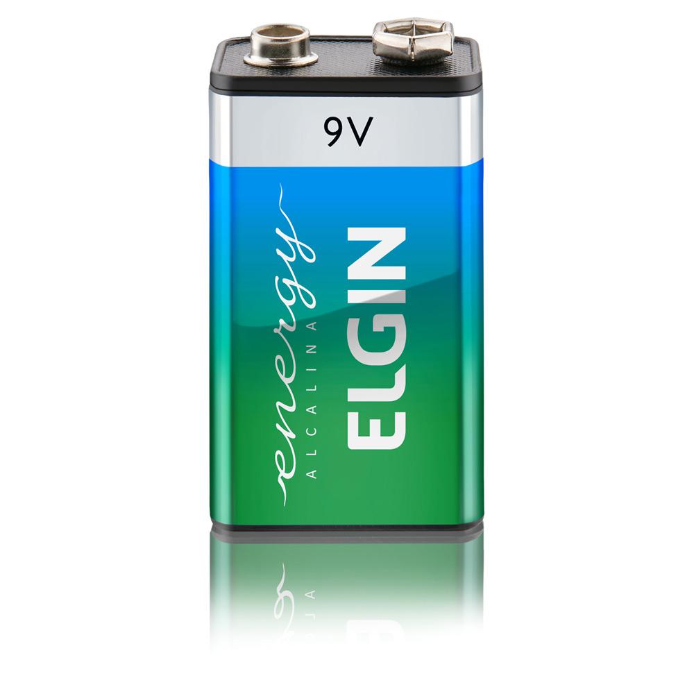 Bateria Alcalina 9V - ELGIN