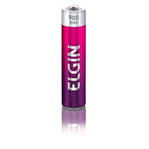 Pilha Recarregável AAA 900 MAH com 02 - ELGIN