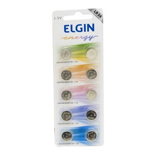 Pilha Botão 1,5V LR-54 - ELGIN