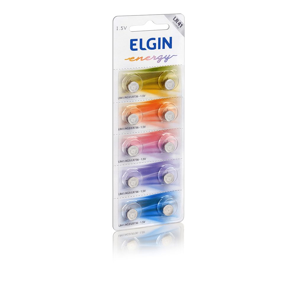 Pilha Botão 1,5V LR-41  - ELGIN