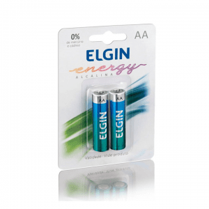 Pilha Alcalina AA com 02 - ELGIN