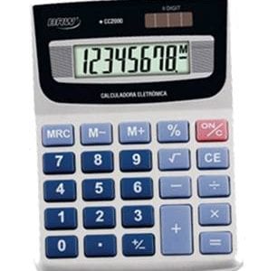 Calculadora de Mesa 8 Dígitos CC2000 - BRW