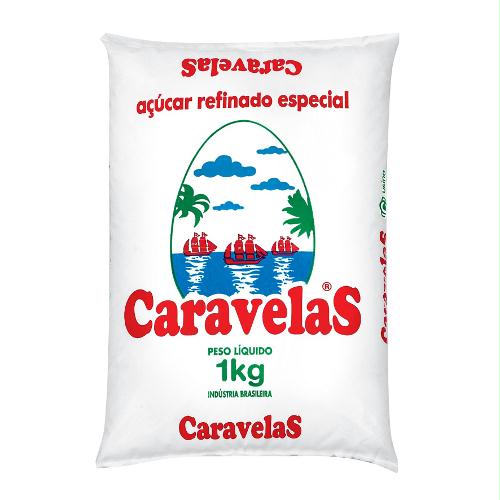 Açúcar 1kg - CARAVELAS