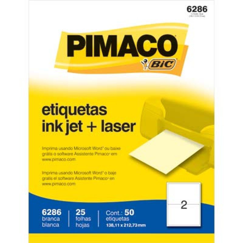 Etiqueta 6286 Tamanho 138,1X212,7 com 25 (2) – PIMACO