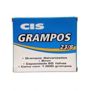 Grampo 23/08 Caixa com  1000 - CIS