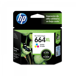 Cartucho Original F6V3AB Colorido 8ML (664XL) - HP