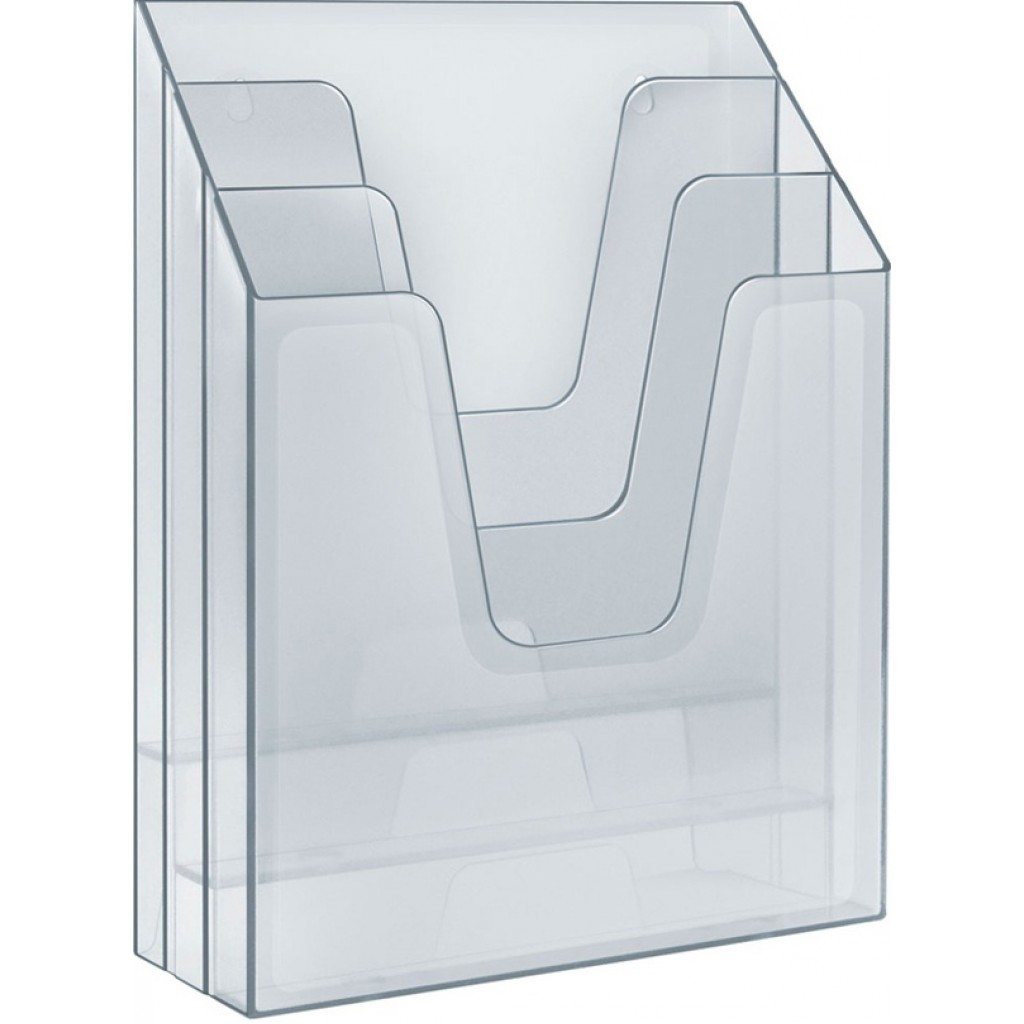 Organizador de Escritório Vertical Cristal - ACRIMET