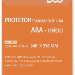 Saco Plástico Oficio Com Abertura E Aba 618 - DEO