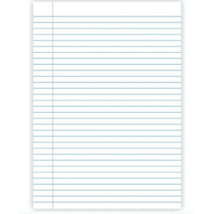 Papel Almaço Com Pauta