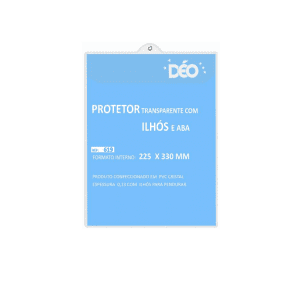 Saco Plástico 22x33 Oficio com Ilhos Com Aba 619 - DEO