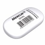 Borracha Oval Branca - MERCUR