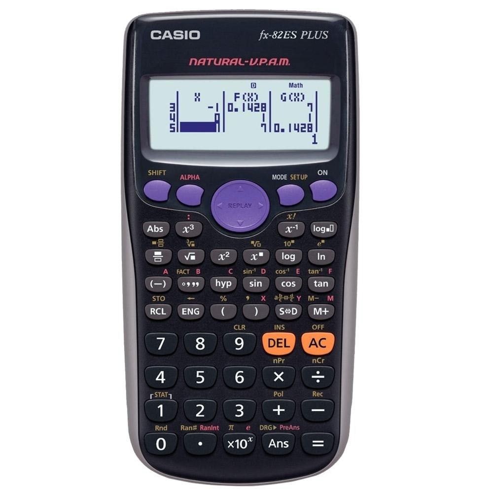 Calculadora Científica 10+2 Dígitos FX-82ES 252 Funções - CASIO