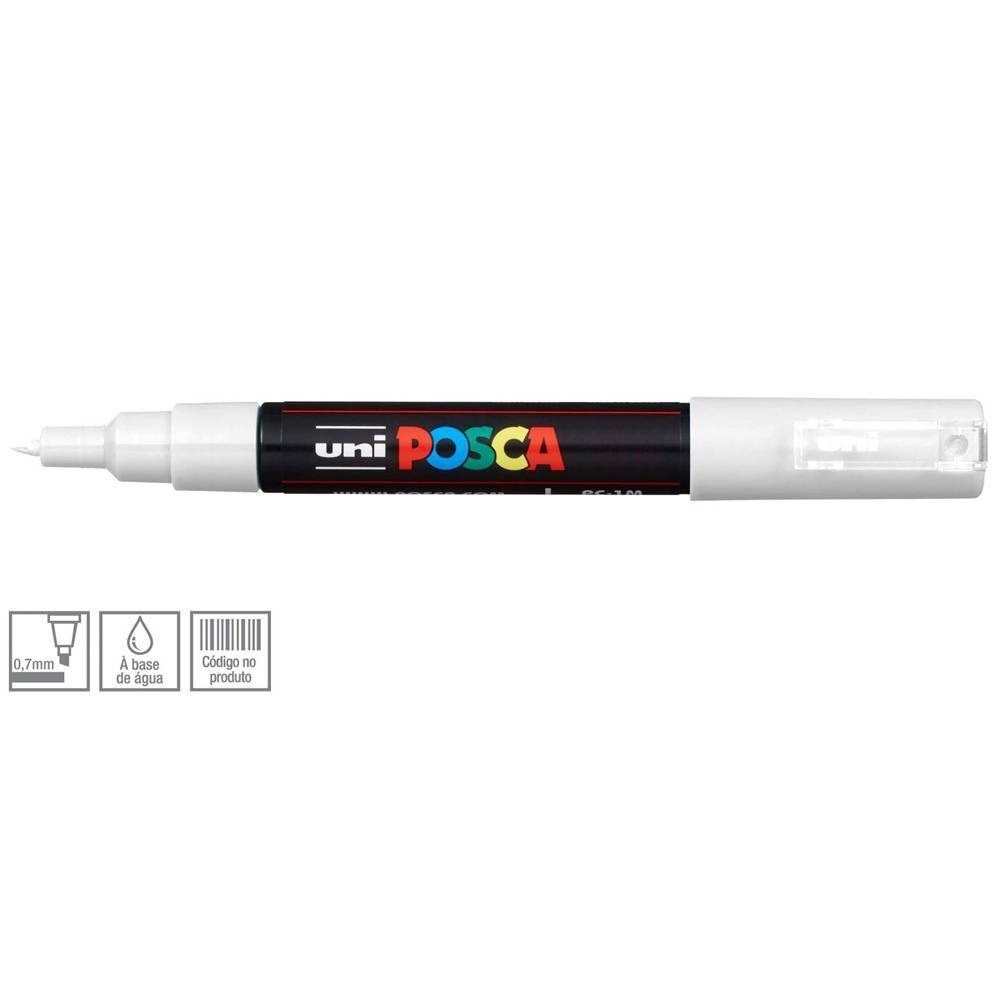 Marcador PC-1M Branco - UNI POSCA