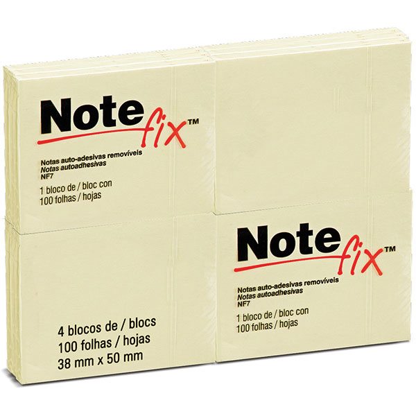 Post-it Notefix 38X50 Amarelo - 3M