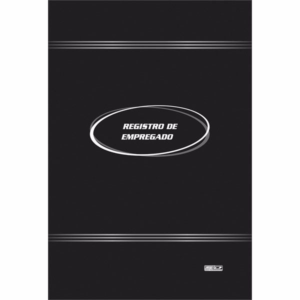 Livro Registro de Empregado 50 Folhas  – SÃO DOMINGOS