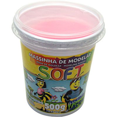 Massa de Modelar Soft 500 Gramas  - ACRILEX