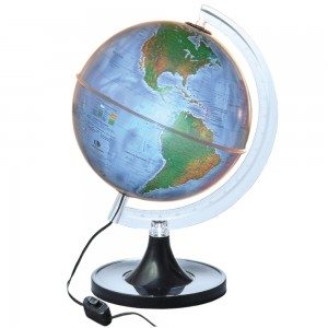 Globo Terrestre Fisico/Politico Iluminado  Star – CHTECH