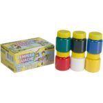 Tinta Guache com 6 Cores - ACRILEX