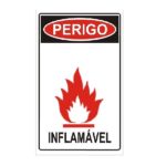 Placa Perigo Inflamável S-208