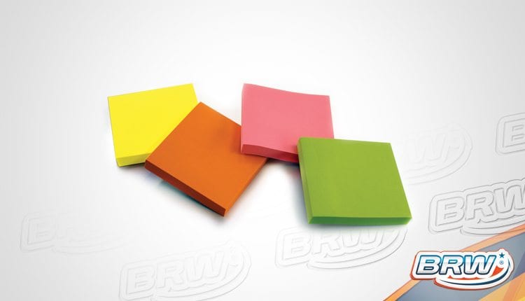 Post-it 76X76 400 Folhas 4 Cores - BRW