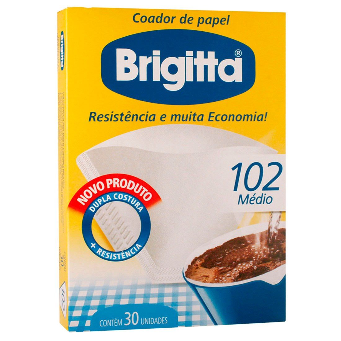 Filtro Papel 102 com 30 - BRIGITTA