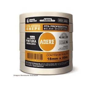 Fita Crepe 18X50 Bege (427) - ADERE