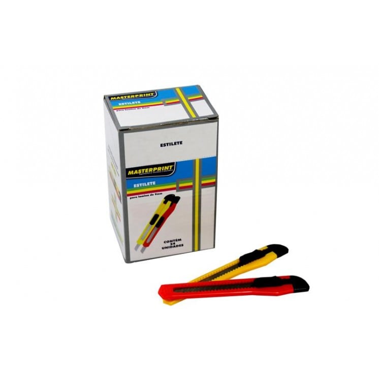 Estilete Estreito 9MM - MASTERPRINT
