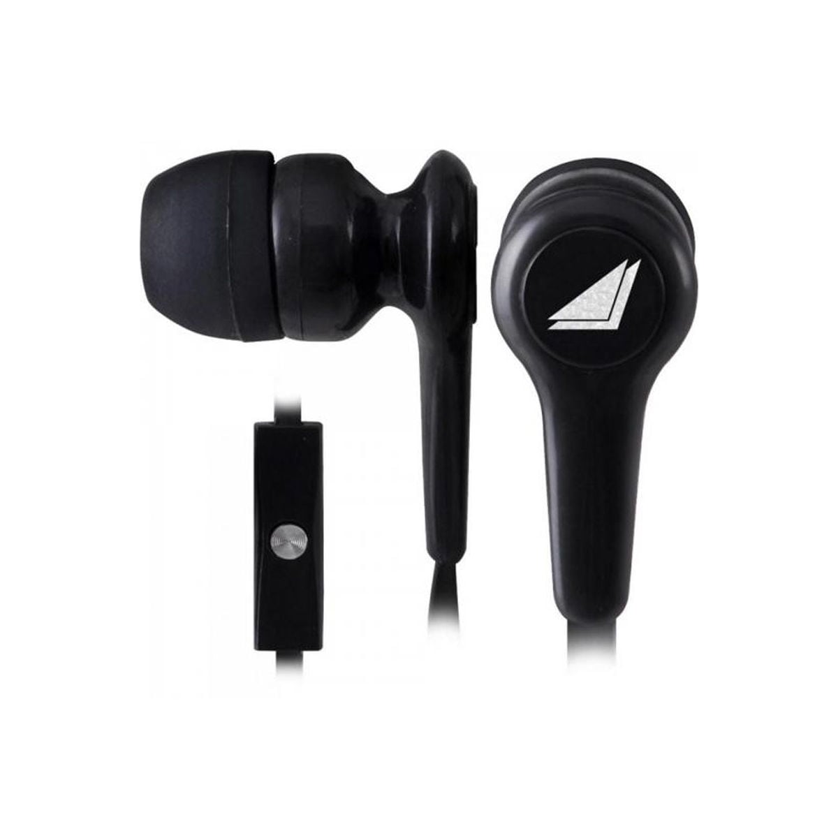 Fone de Ouvido Lite (EML101BK) com Microfone Preto - FORTREK