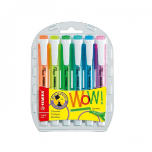 Caneta Lumicolor Swing Cool com 6 cores - STABILO