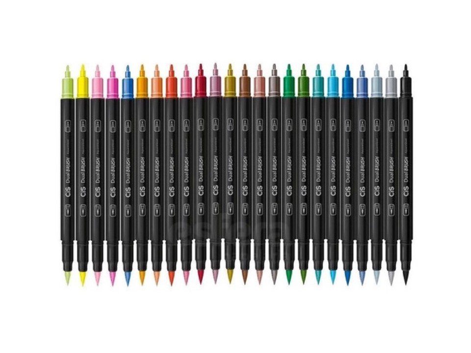 Caneta Dual Brush Pen - CIS