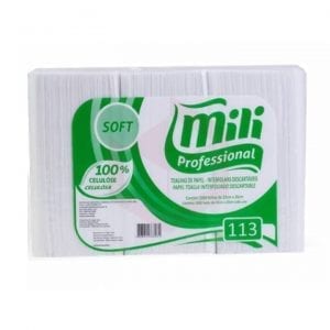 Papel Toalha Interfolhado com 1000 Folhas 100% Celulose - MILI