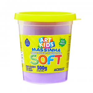 Massa Modelar 150gr Soft Violeta - ACRILEX