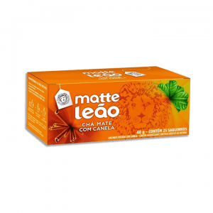 Chá Mate com Canela com 25 Sachês - LEÃO