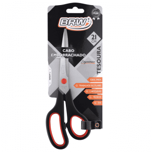 Tesoura 21cm Cabo Emborrachado TE2102 - BRW