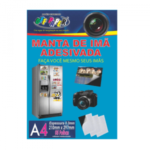 Placa Imantada Adesiva 20x30cm com 5 Folhas - OFF PAPER
