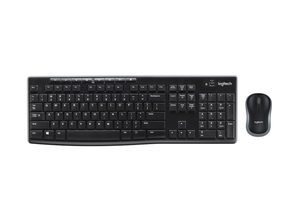 Teclado Sem Fio + Mouse MK270 - LOGITECH