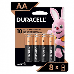 Pilha AA Alcalina CT C/8 - DURACELL