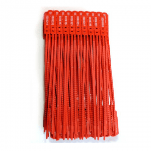 Lacre Malote Laranja 23 Cm Com 100 Unid.
