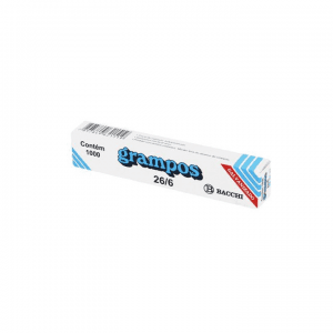 Grampo 26/6 Prata - BACCHI