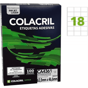 Etiqueta A-4 361 46,60X63,5 (18) - COLACRIL