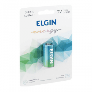 Bateria 3V CR123A - ELGIN