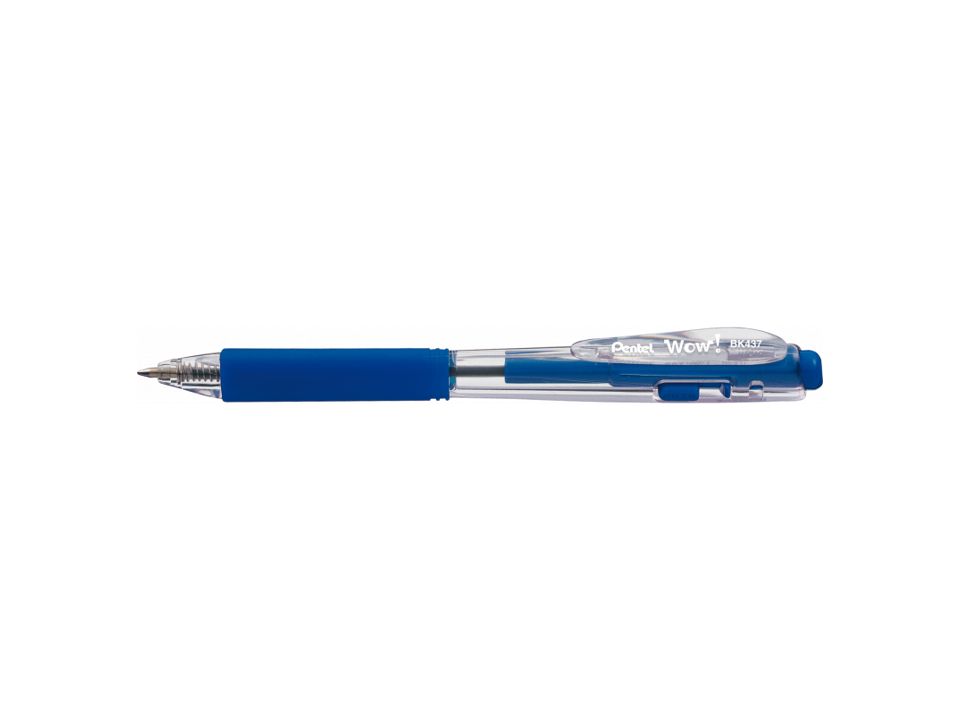 Caneta 0.7 Wow BK437-A Azul/Preta - PENTEL - Imagem 2