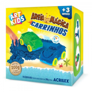 Areia Mágica Acrilex Carrinho 200g - HASBRO