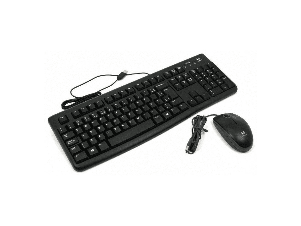 Teclado Com Fio + Mouse MK120 - LOGITECH