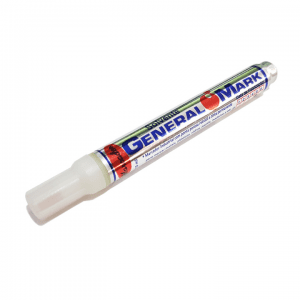 Marcador Industrial General Mark 10ml Branco - BADEN
