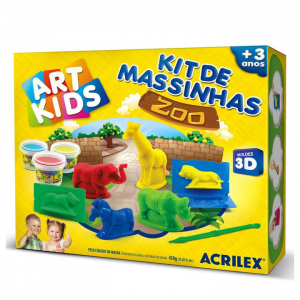 Massa Modelar 450g Zoológico - ACRILEX