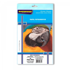 Papel Fotográfico 180g 50 Folhas Brilhante - MASTERPRINT